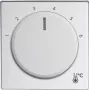 Busch-Jaeger 1794 R-83 Placa embellecedora para soporte y conector hembra de sensor aluminio - plata (2CKA001710A4200)