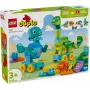 Juguete de construcción LEGO DUPLO 10451 Dinosaurios sobre ruedas set 3 en 1, 108 piezas, edad 3+, altura 220 mm