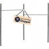 Barra horizontal Fabian Pro double, equipo de fitness gris
