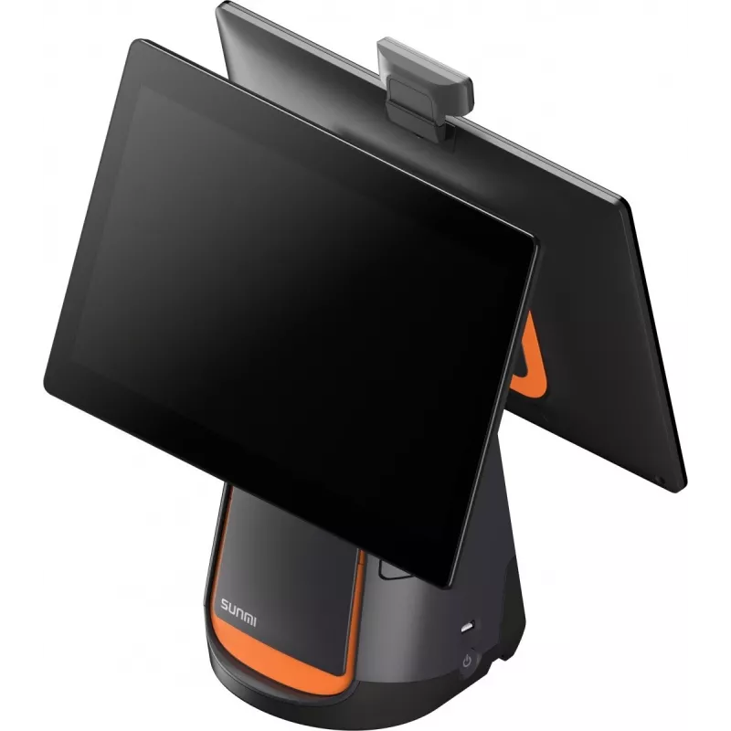 POS de sobremesa T2s, Android 9, 15,6+10 pulgadas, 4/64 GB, 80 mm, WLAN