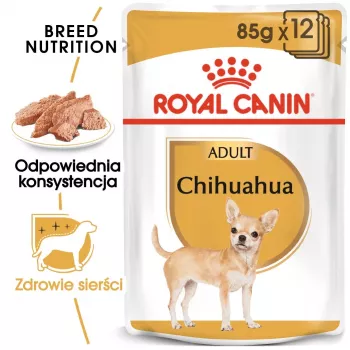 Comida húmeda para perros Royal Canin Chihuahua Adult sobre 85 g — ave, para chihuahuas adultos 1–1,9 kg