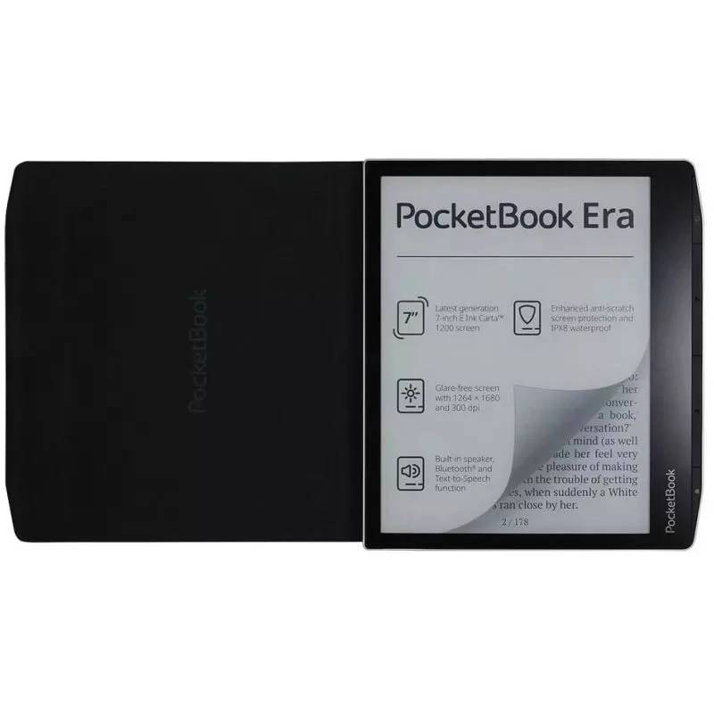 Funda PocketBook HN-QI-PU-700-BK-WW negra 7