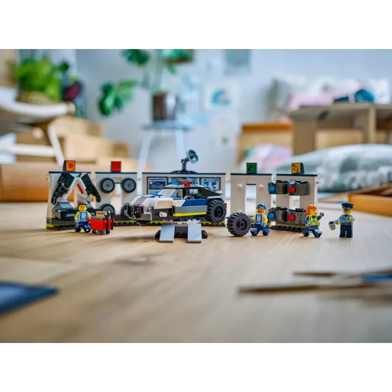 LEGO CITY 60457 Garaje de coche de policía personalizado