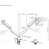 Soporte de mesa ART para 2 monitores LCD 17-35''