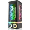 Depósito de compensación RAIJINTEK ANTILA PURE R100B 172,5 mm ARGB Negro para refrigeración líquida personalizada