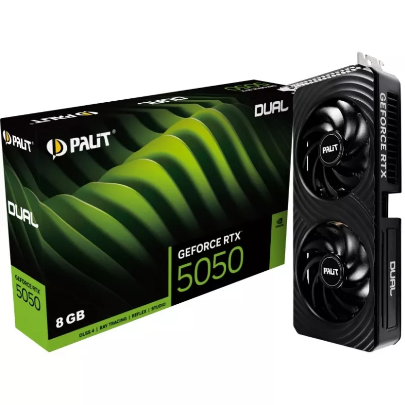Palit GeForce RTX 5050 Dual 8GB GDDR6 Tarjeta gráfica