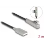 Cable DeLOCK USB 2.0 conector macho Type-A a conector macho Type-C en ángulo 60W 2 m