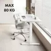 Escritorio con regulación eléctrica de altura ergo office ER-400 W — altura máx. 1160 mm, carga máx. 80 kg