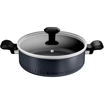 Olla alta Tefal H0567042 24 cm con tapa — menaje antiadherente, 24 cm de diámetro