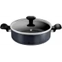 Olla alta Tefal H0567042 24 cm con tapa — menaje antiadherente, 24 cm de diámetro