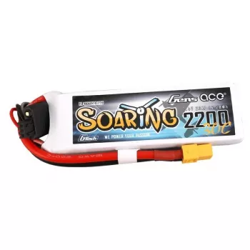 Batería Gens Ace G-Tech Soaring 2200mAh 7.4V 30C 2S1P XT60
