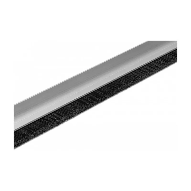 Guía de cepillo DeLOCK 66650 20 mm con perfil de aluminio acodado longitud 1 m