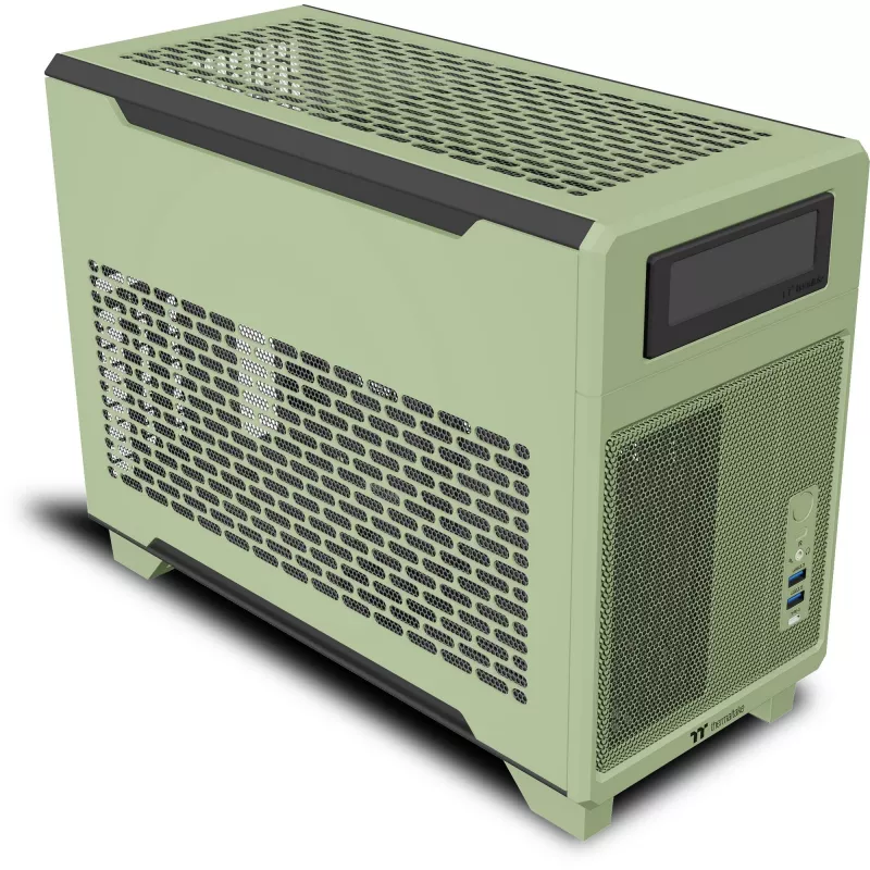 Caja de PC Thermaltake TR100 Mini Tower verde
