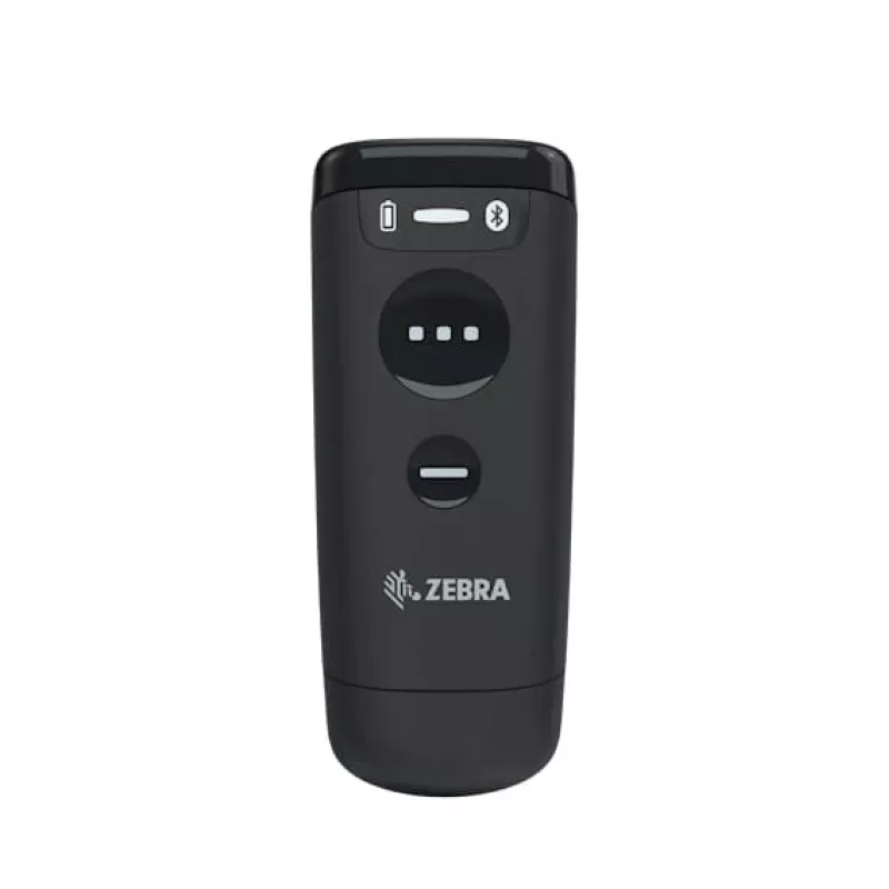 Lector de códigos de barras de mano Zebra CS60 1D/2D LED inalámbrico IP65 negro, Bluetooth/USB, 100 m de alcance, 83 g