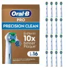 Cabezales de cepillo Oral B Precision Clean pack de 16 Blanco