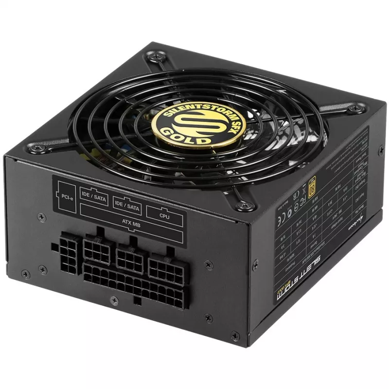 Fuente de alimentación Sharkoon SilentStorm SFX 500 Gold (interna) 80 PLUS Gold AC 100-240 V 500 Watt