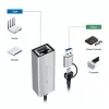 Adaptador USB-A/-C a Ethernet 2,5G, gris