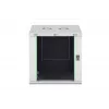 Rack de montaje en pared DIGITUS Dynamic-N 12U 600x600 mm IP20, cerradura con llave, gestión de cables, sin montar