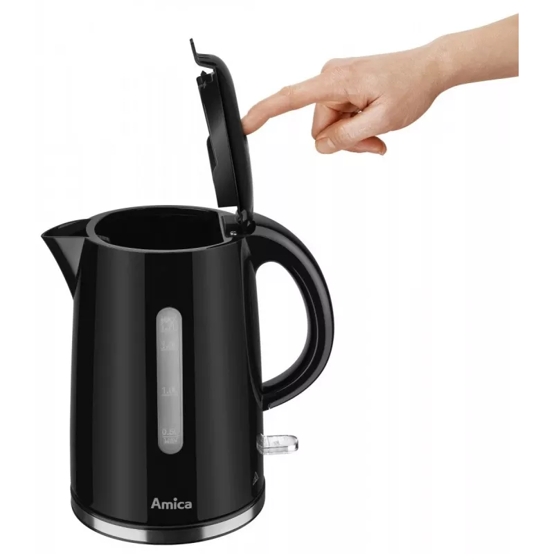 Amica KF1002 hervidor eléctrico, 1,7 L, negro