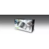 Radio reloj Muse M-170CMR — radio reloj digital, pantalla LED de 1,2 pulgadas, FM, AC 230V, respaldo AAA, espejo/blanco