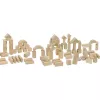 Eichhorn bloques de construcción de madera natural, juguete de construcción