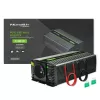 Inversor de coche Qoltec Monolith 1200 W negro 24 V