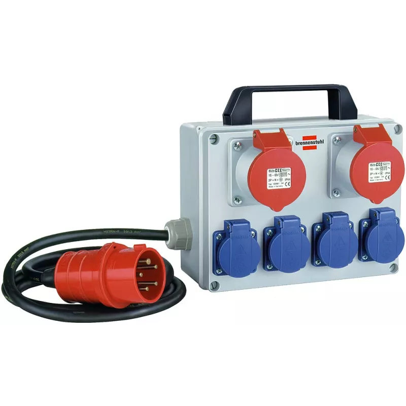 Unidad distribuidora de corriente Brennenstuhl BKV 2/4 T IP44