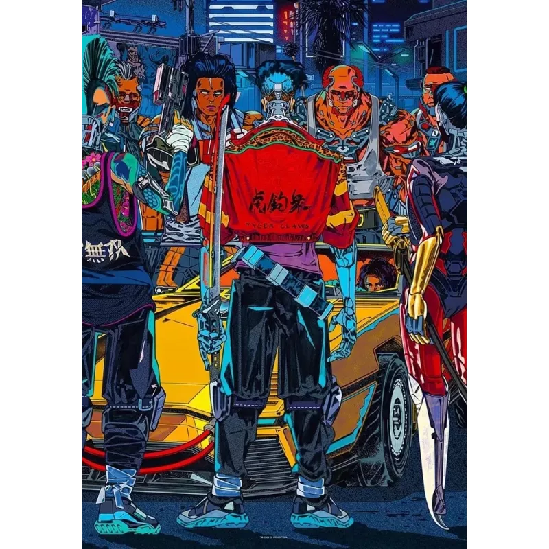 Puzle Good Loot Comic Book Puzzle: Cyberpunk 2077 Kickdown, 1000 piezas