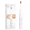 Cepillo de dientes sónico OCLEAN FLOW Adultos — a pilas, modo blanqueamiento, temporizador integrado, velocidad ajustable, 255 mm de altura, blanco, 0,13 kg, 1 mango + 1 cabezal de cepillo