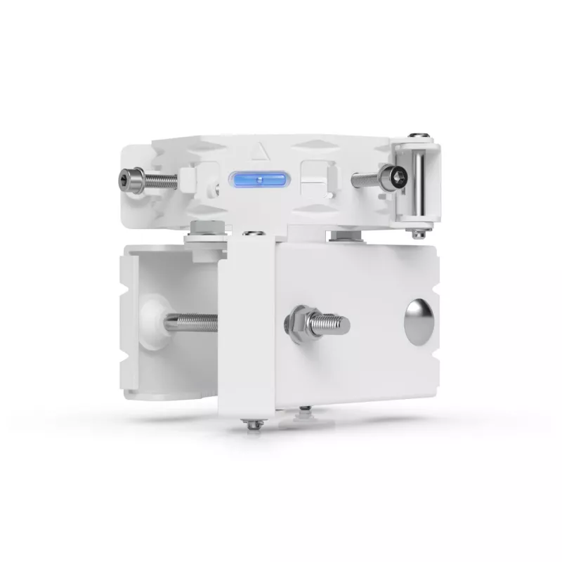 Ubiquiti UACC-Wave-AP-Micro-Mount soporte de montaje en poste para 4 Wave AP Micro, acero inoxidable, poste de 25–76 mm, blanco