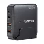Cargador de escritorio Unitek P1229ABK01-EU 100 W con 2× USB-A y 2× USB-C