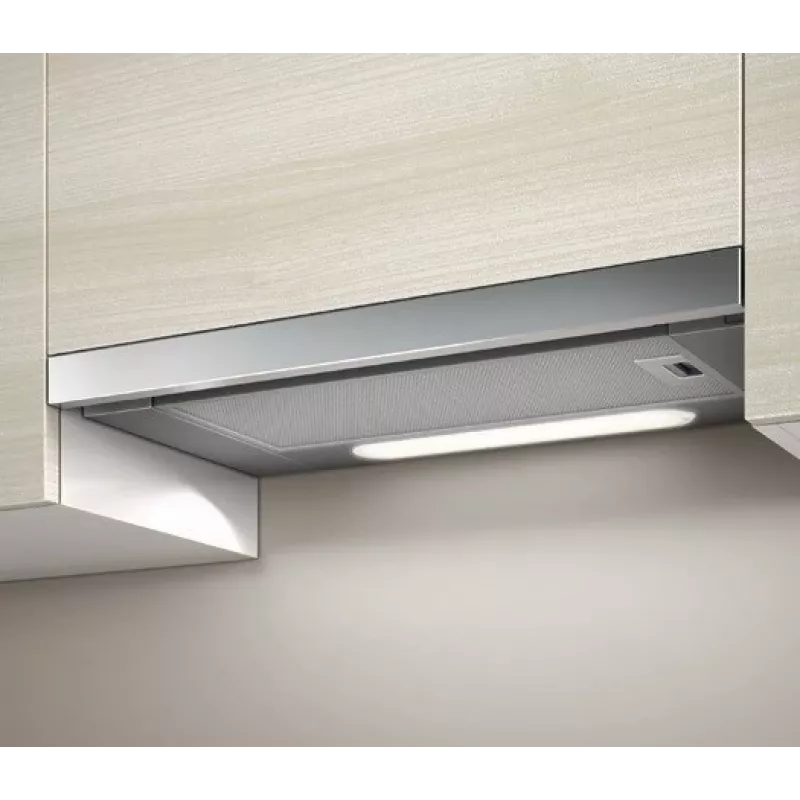 Campana extractora de encimera Elica ELITE14 LUX GRIX/A/60 Plata, Acero inoxidable 336 m³/h