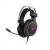 Auriculares gaming Havit RGB negros 2016D con cable y diadema