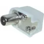 Conector coaxial acodado ShiverPeaks 82020-K — conexión roscada pequeña, adaptador coaxial en ángulo recto