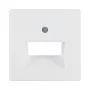 Berker 14096089 Placa central para tomas UAE/E-DAT Design/Telekom ISDN, blanco