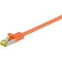 Cable de red Goobay RJ-45 CAT7 5 m naranja S/FTP