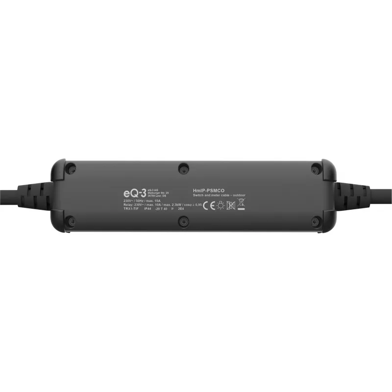 Homematic IP HmIP-PSMCO cable de conmutación y medición para exterior, negro