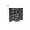 Tarjeta Delock PCI Express x1 a 4 x conector USB Type-A externo SuperSpeed USB