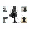 Soporte de mesa para iPad y tablet Manhattan, con cerradura, montaje en pared, protección antirrobo segura, tablets de 7,9 pulgadas a 10,5 pulgadas, giro 360°, inclinación +/- 70°, rotación 330°, negro, garantía de por vida