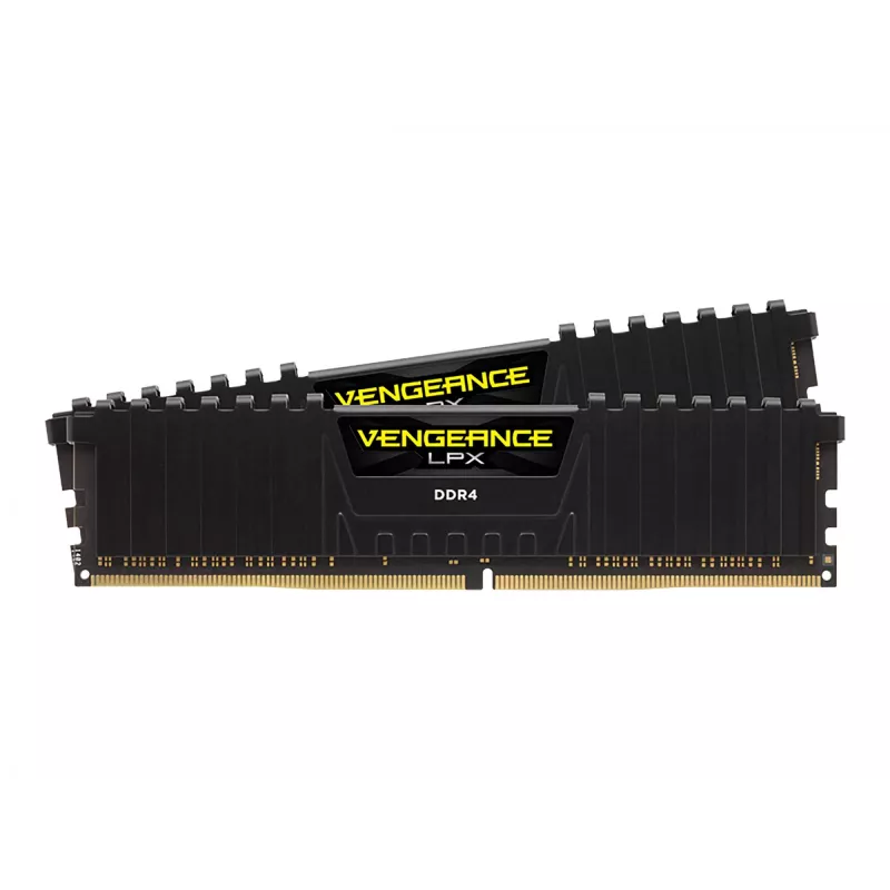 DIMM 16 GB DDR4-2133 (2x 8 GB) Kit dual, memoria RAM negra, CMK16GX4M2A2133C13, Vengeance LPX, INTEL XMP