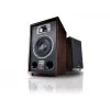 Altavoz de suelo Magnat TRANSPULS 800A 2 vías con cable e inalámbrico 2×60 W, Bluetooth 5.0, HDMI, negro/marrón