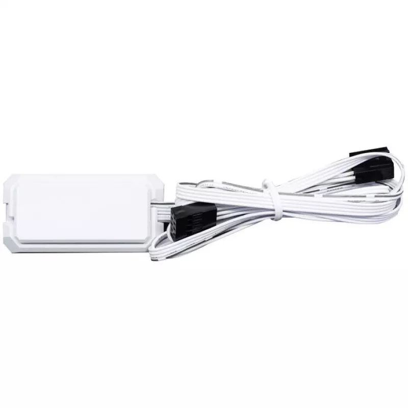 Lian Li UNI FAN TL Wireless LCD 120 White — Ventilador PWM de 120mm con controlador LCD inalámbrico