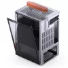 Caja de PC Jonsbo T6, mini-torre, Mini-ITX, plata
