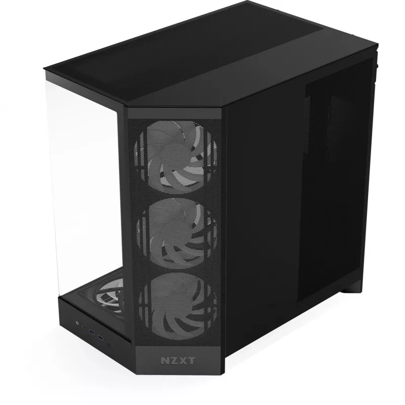 Caja para PC NZXT H9 Flow RGB+ Midi-Tower Negro