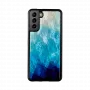 Funda para smartphone iKins para Samsung Galaxy S21+ — tapa trasera protectora, blue lake negra
