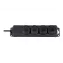 Base de enchufe de alargador Brennenstuhl IP44 4 tomas negro 2,0 m H07RN-F 3G1,5 - Alargador - AC 230 V - Tomas de salida: 4 - 2 m (1159960)