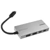 Adaptador USB 3.1-C SILVERSTONE SST-EP09C – conectividad USB-C a USB-A, acabado plata