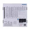 Omron VIVA HBF-222T-EBK báscula de composición corporal, cuadrada, LCD, negra