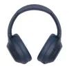 Auriculares Sony WH1000XM4L.CE7, circumaurales, con cable e inalámbricos (Bluetooth, USB-C), azul, diadema