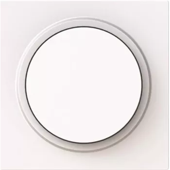 BJ placa central 6540-44G-102 regulador de intensidad con mando giratorio blanco 1 (2CKA006599A3052)